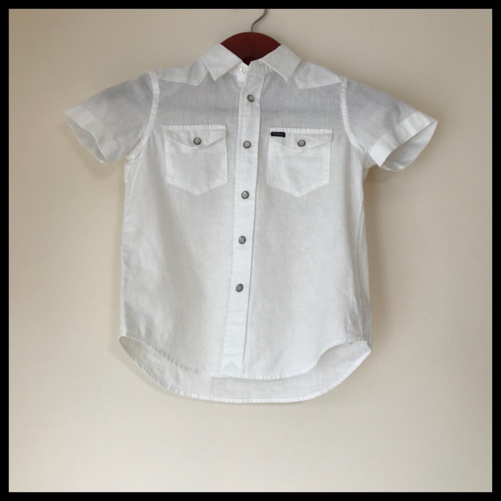 NWT Polo Ralph Lauren Snap Closure Collar Shirt